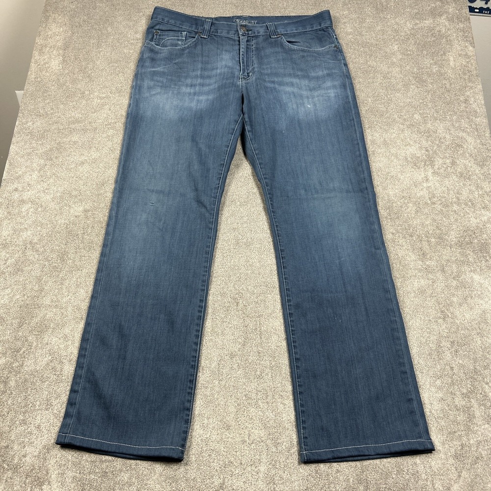Fidelity Jeans Mens 36x33 British Navy Vintage 5011 Denim Pants Casual Stretch